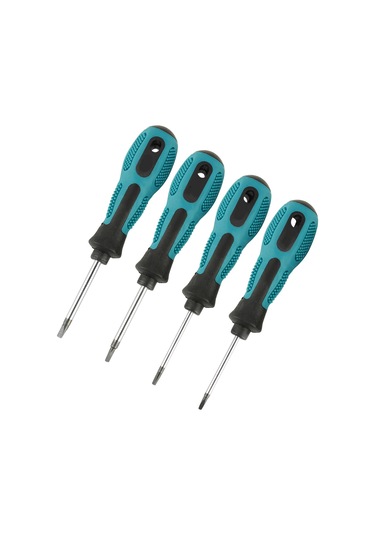 Konesam Profesyonel Triangular Tornavida Seti - Krom-vanadyum Çelik, Ergonomik Pp Sap, Manyetik Uç, 4'lü Paket 1.8-3mm