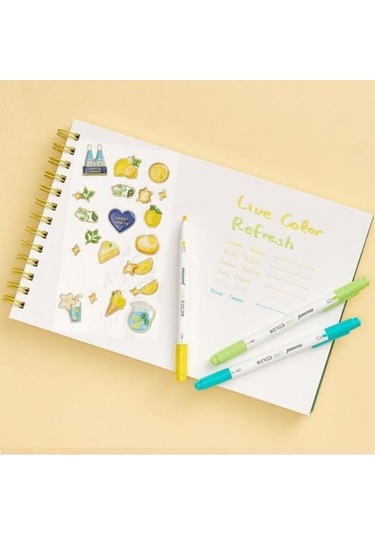 Monami Live Color Refresh 6'lı Fosforlu Kalem Seti Çok Renkli