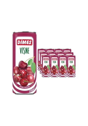 Dimes Vişne İçeceği 250 Ml X 12 Adet
