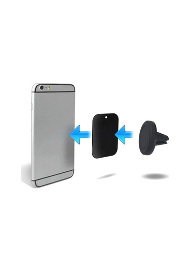 Suofeng Ac001 Siyah Araç Telefon Tutucusu - Manyetik Güçlü Tutma, Kolay Kurulum Ve Geniş Uyumluluk