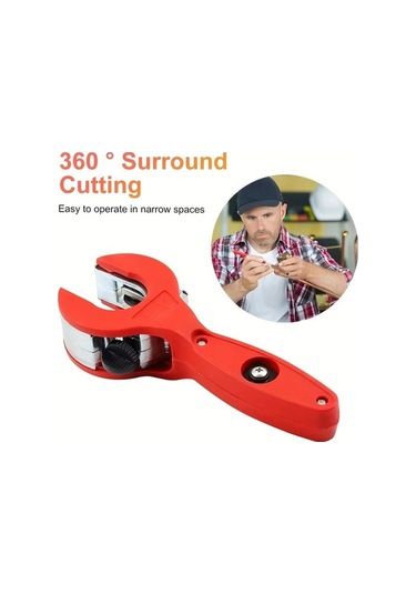 Trendooze Gaojunshop01 Profesyonel Siyah 8-29mm Mandrenli Çelik Bıçak Boru Kesici Dayanıklı Metal Pvc Bakır Siyah