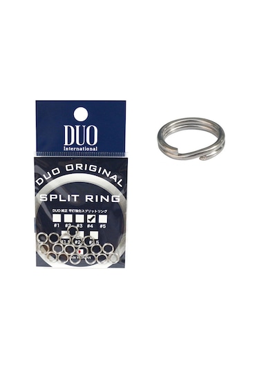 Duo Split Ring Halka 4 18kg 39lb 18 Adet