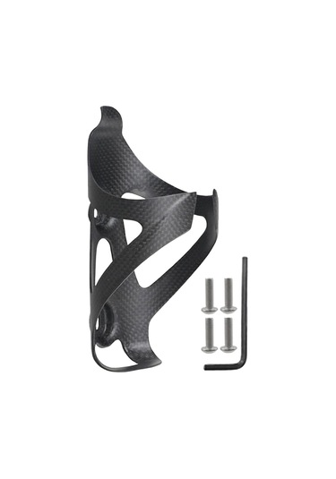 Suntek Karbon Fiber Bisiklet Su Şişesi Kafesi Taşıyıcı Siyah