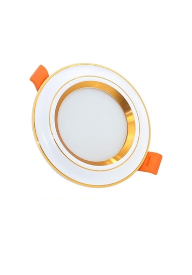 7W Üç Renk Smd Led Downlıght Spot- Gold