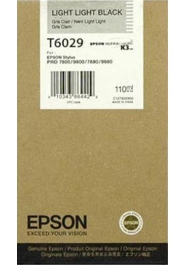 Tonersepeti Epson T6029 C13t602900 Açık Açık Siyah Kartuş