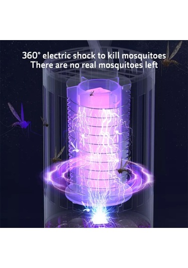 Daı Heart Electric Mosquito Killer Lamp Outdoor Household Photocatalyst Mosquito Killer,style: Usb Direct Plug, Size:usb Direct Plug