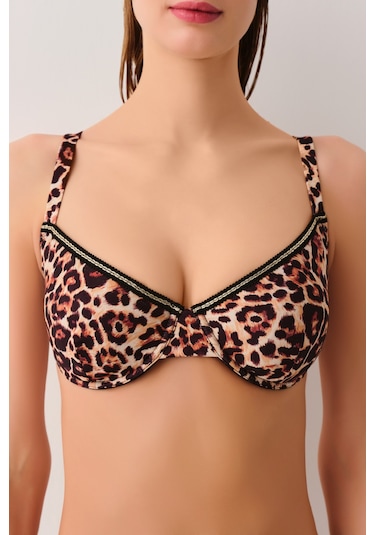 Suwen Wild Balenli Bikini Üst Sb2532012091209 Renkli Desenli
