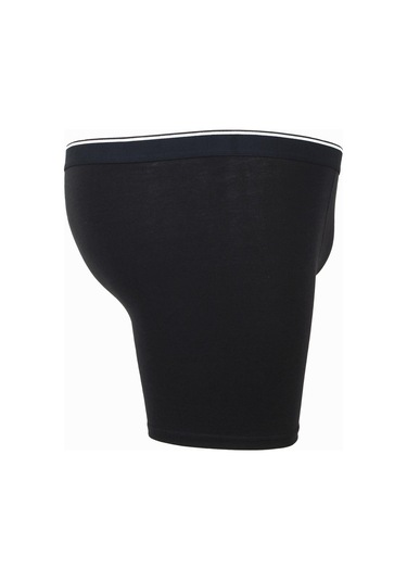 Starbattal Erkek Büyük Beden Likralı Uzun Paça Boxer 11906-200 - Sıyah Siyah