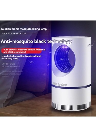 Geekyou Ev İçin Led Usb+adaptörlü Moskito Öldürücü Lamba - 8 Led Işıklı A06 Beyaz - 100 M² Etki Alanı