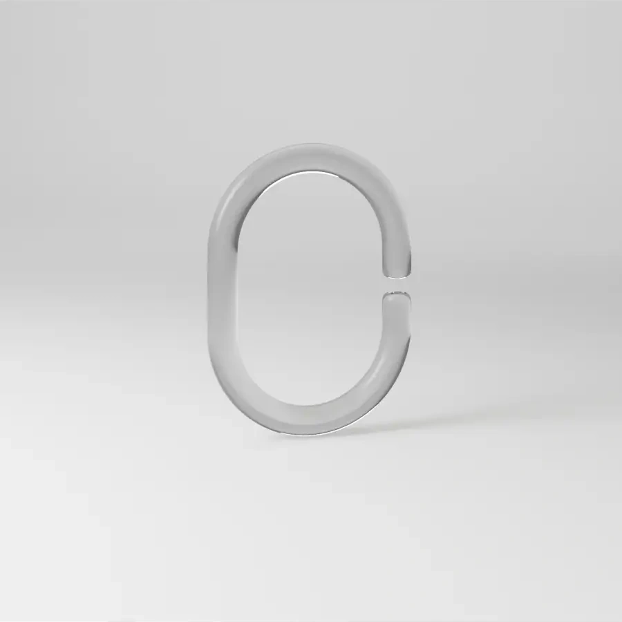 Iddıs Banyo Perdeleri İçin Halkalar, 12 Adet 12677076 Beyaz