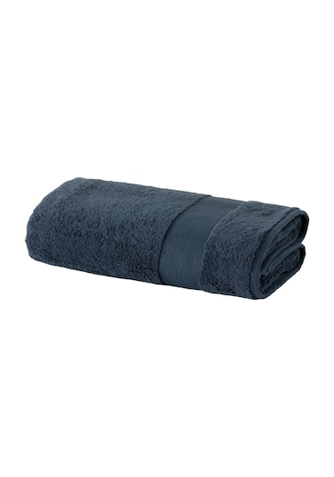 Yataş Bedding Essentıals %100 Pamuk Banyo Havlusu Navy 90X150 Cm (474397262)