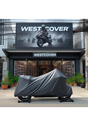 Bajaj Pulsar F 250 Reflektörlü Siyah-gri Arka Çanta Uyumlu Motosiklet Brandası,motor Branda Motor Örtüsü Güvenlik Kilidi Ve Bağlantı Tokalı