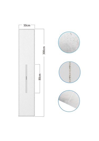 Tenfowee Pencere Ve Kapı İçin Kesilebilir Nylon Seyal Kumaşı - 4 Numara 3 Metre, Şeffaf, Camurluk Uyumlu, Evde Klima İçin Tight Sealing