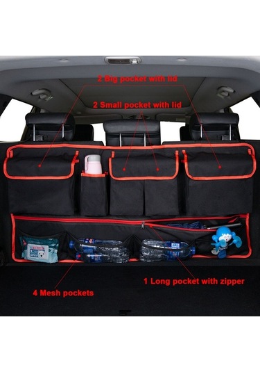 Pazly Araç Bagaj Düzenleyici - Suv Ve Kamyonetler İçin Katlanabilir Depo Çantası 107x52cm
