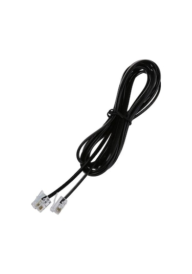 Telefon Hat Kablosu 3mt Siyah Cablecable