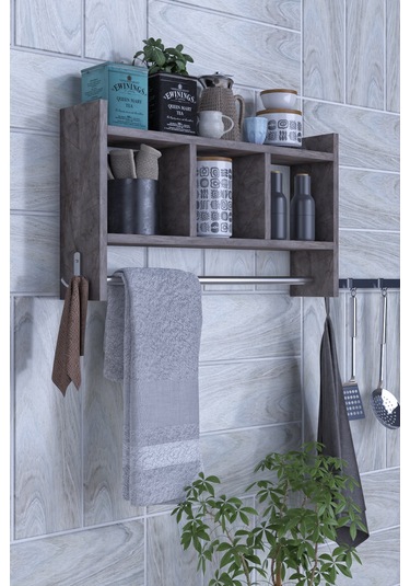 Erguvan Çok Amaçlı Mutfak Antre Banyo Organizer Raf