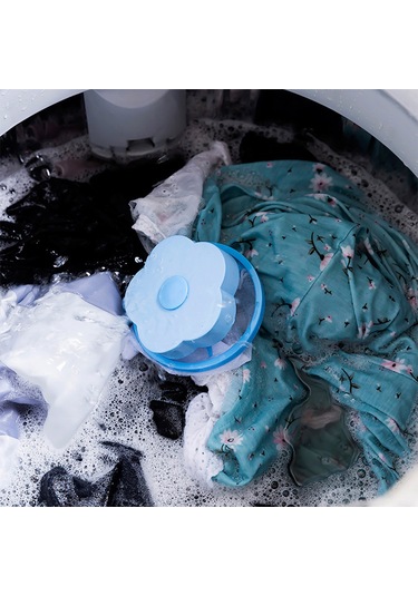 Kosona Plastik Makine Saç Toplayıcı - Hafif, Dayanıklı, Kolay Kullanım - Saçları Etkili Olarak Filtreler Ve Toplar Mavi