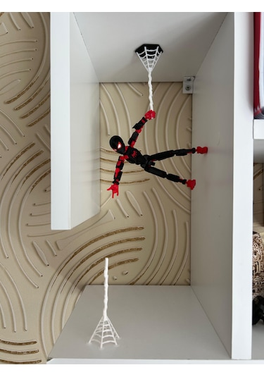 Ağda Asılı Miles Morales Eklemleri Hareketli 14 Cm Dummy Figürü Çift Taraflı Bantlı Marvel - Miles Morales