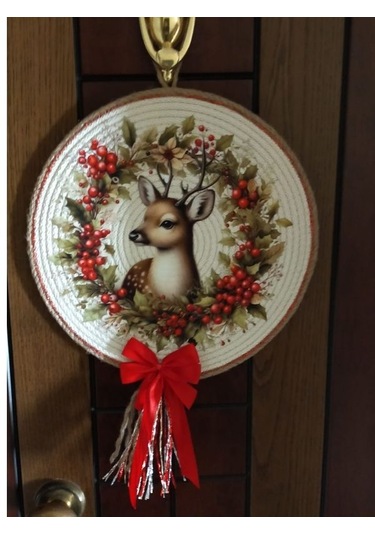 Baskılı Kapı Süsü, Dekoratif Duvar Tabağı, Bohem Duvar Tabağı, Yı