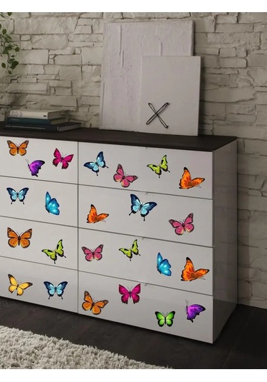 Stiker İç Dekorasyon Duvar Stickerları 141609988 Açık Mavi