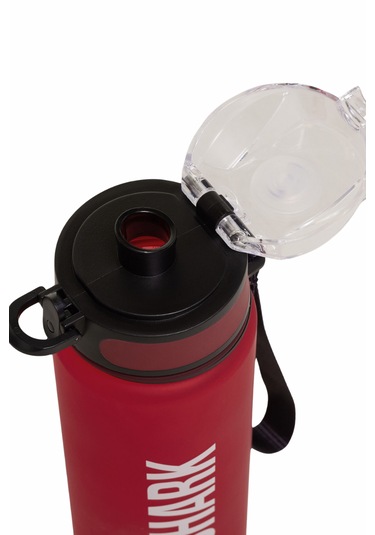 1 Litre Ölçü Göstergeli Spor Su Şişesi Kırmızı
