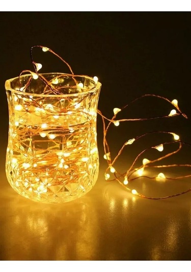 Familylove Pil İle Çalışan Buket Çiçekleri İçin Sıcaklık Işıkları, Civalı, Küçük 254306502 Beyaz