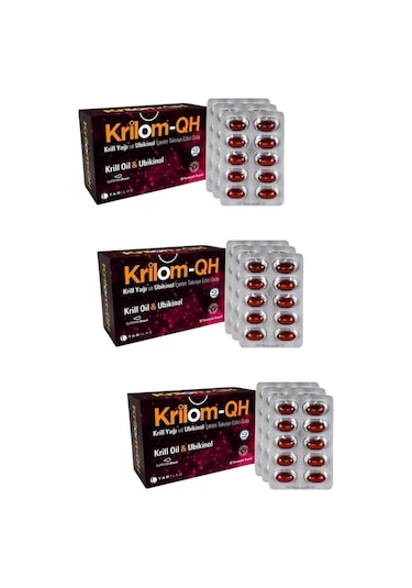 Krilom Qh 3 x 30 Yumuşak Kapsül
