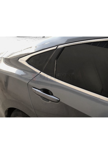 S-Dizayn  Honda Civic Krom Cam Çıtası 8 Prç 2016 Üzeri
