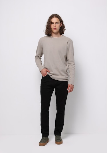 Colins Regular Fit Orta Bel Daralan Paça Erkek Black Black Denim Pamuklu Jean Pantolon Cl1071698 Q1.v1 Dn06270 Siyah