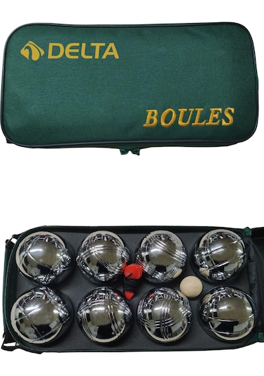 Delta Bocce Set Çantalı 8 Toplu Metal Bocce Seti (Boules Seti) Çok Renkli
