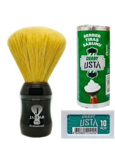 Jaguar 771-s Mix Kıl Tıraş Fırçası, Tıraş Sabunu Seti