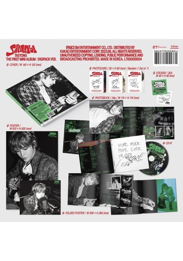 Albüm Taeyong Shalala 1. Mini Dıgıpack Versiyonu