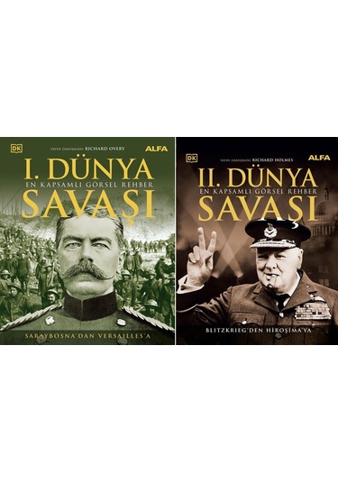 1.dünya Savaşı + 2.dünya Savaşı Görsel Rehber Ciltli 2 Kitap
