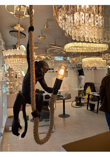 Yüceeller Maymun Avize Siyah