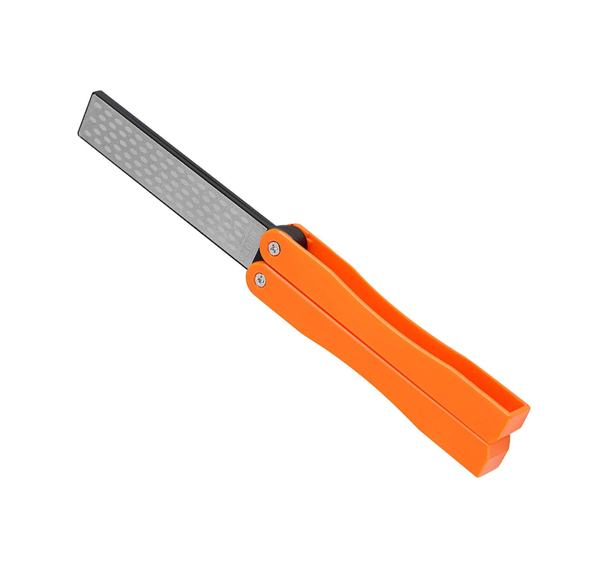 Hangfox Dinamit Taşlı Çift Taraflı 400/600 Gıda Aletleri, Makas, Bıçak Sıvama Aleti - Plastik Katlanabilir Kılıf İle Taşınabilir Dış Kullanım Sarı