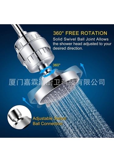 Wondernest Üst Sprey Lichen Kombinasyonlu Filtresi, Duş Başlığı Aşamalı 15 Vb - Yüksek Performanslı Banyo Filtreli Duş Başlığı Diğer