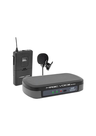 Magicvoice MV-3812 VHF Yaka Tipi Telsiz Mikrofon