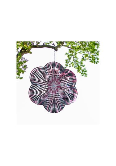 Suntek Yard Home Patio 22x33cm Için Wind Spinner 3d Paslanmaz