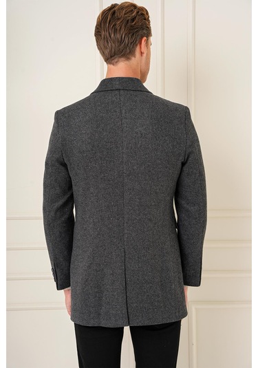 Ka 084 Slim Fit Antrasit Spor Kaban Antrasit