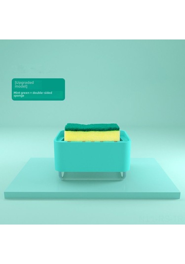 Reedark Mutfak Otomatik Sabun Dağıtıcı Ve Yıkama Fırçası - Verimli Temizlik İçin Sıvı Sabun Kutusu İle Birleşik Temizlik Aleti Yeşil Yeşil