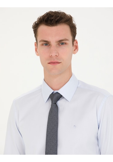 Pierre Cardin Erkek Açık Mavi Gömlek Basic 50277147-vr003