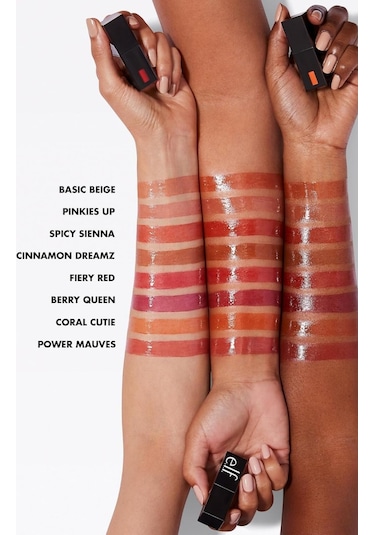 E.l.f. Glossy Lip Stain Uzun Ömürlü Parlak Ruj Rujlar Basic Bej 7