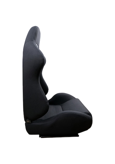 Oto Spor Koltuk Siyah Süet Kaplama Recaro Model 1 Takım 2 Adet