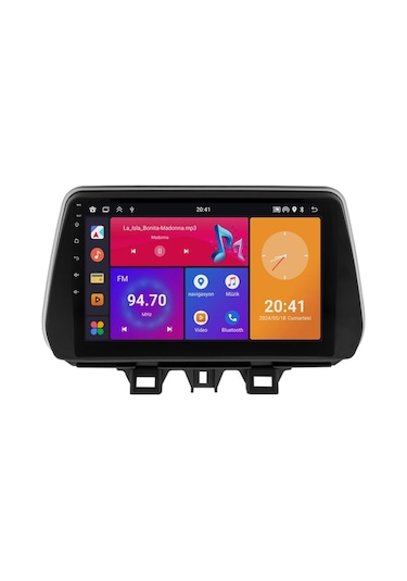 Hyundai Tucson Android Multimedya Sistemi 2018-2020 Uyumlu 8+256 Gb Premium Ekran Yazılımsal 9"