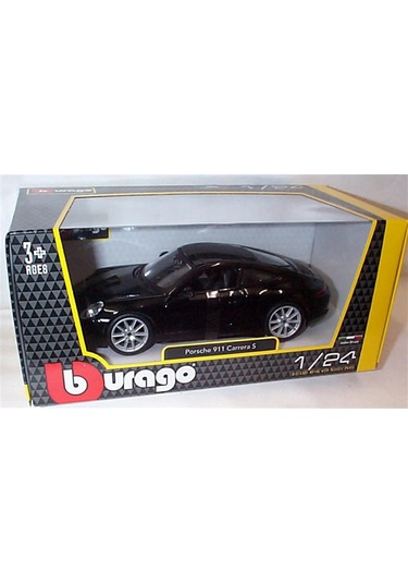 1:24 Porsche 911 Carrera S Model Araba - Siyah