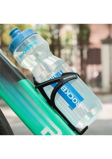Rockbros Dcbt69Tb 750Ml Pp5 Su Şişesi Spor Bisiklet Sıkma Tipi Su Bardağı Bpa Içermez Fda Sertifikası Yok - Mavi