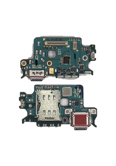 Gmr Samsung Uyumlu S22 Ful Soket Şarj Bordu Mavi