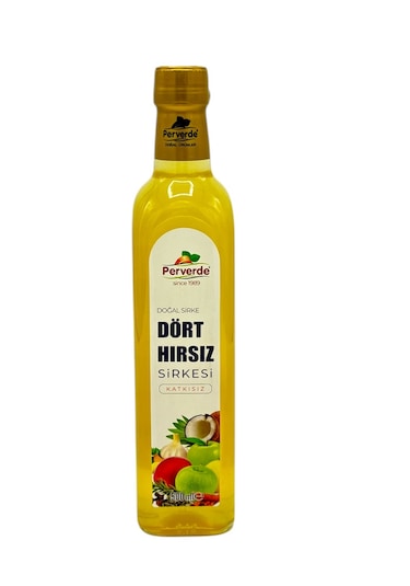 Perverde Doğal Dört Hirsiz Hrsz Sirkesi 500 Ml