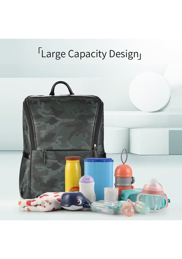 Teltree İşlevsel Anne Çantası: Su Geçirmez, Geniş Kapasiteli, Ergonomik Tasarım, Kahverengi Kahverengi