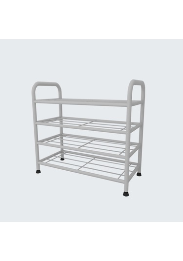 Metallica Concept Çağla 4 Katlı Metal Düzenleyici Çok Amaçli Raf Ayakkabılık Beyaz Metallica Concept Çağla 4 Katlı Metal Düzenleyici Çok Amaçli Raf Ayakkabılık Beyaz